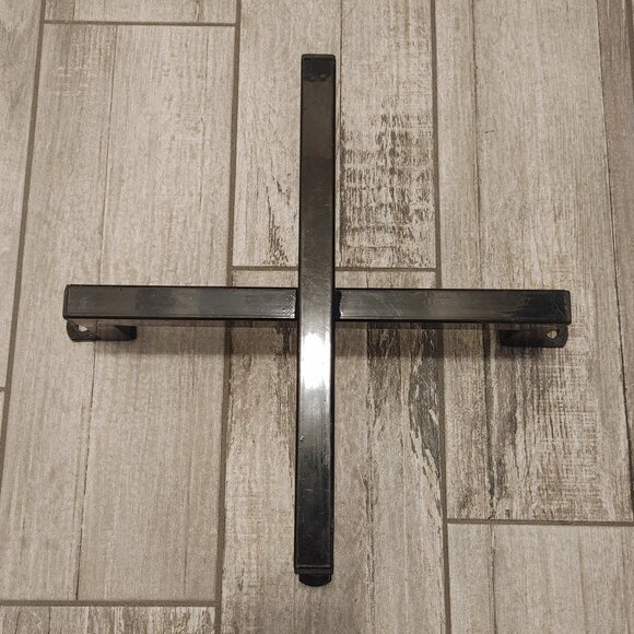 House decoration, metal X, or cross or plus (+) for outdoor or indoor use.
